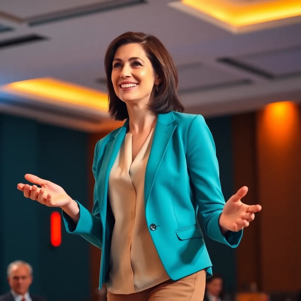 Professional Speaker on Stage