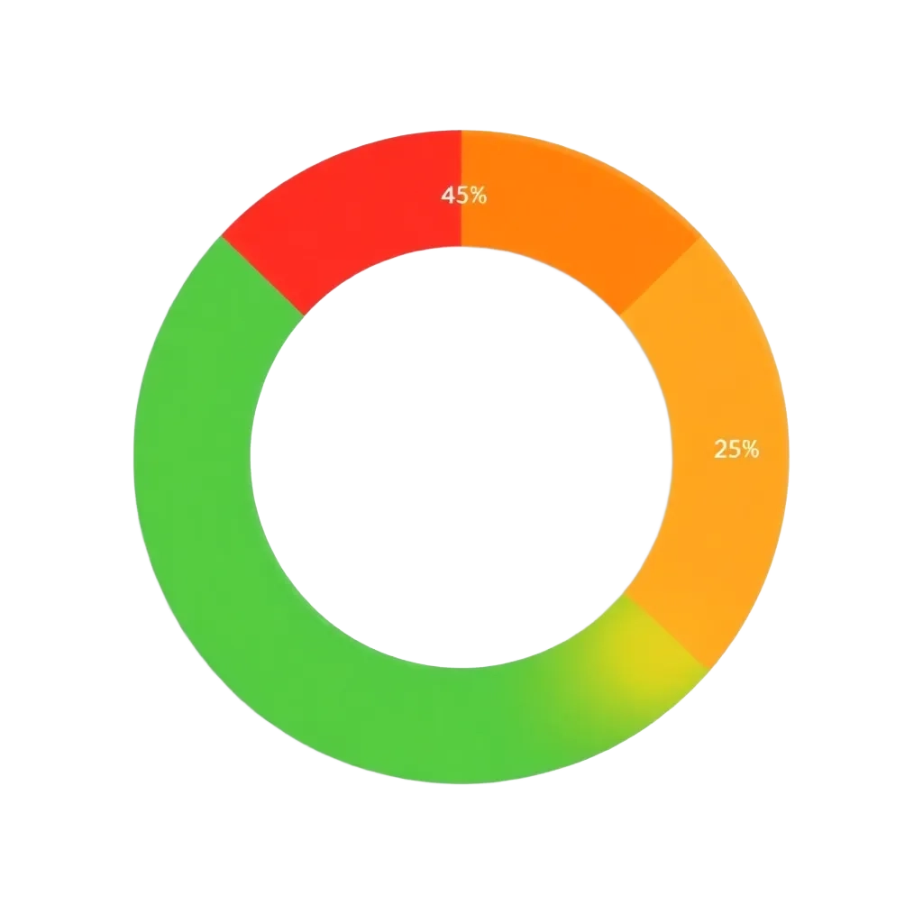 Status Distribution Donut Chart