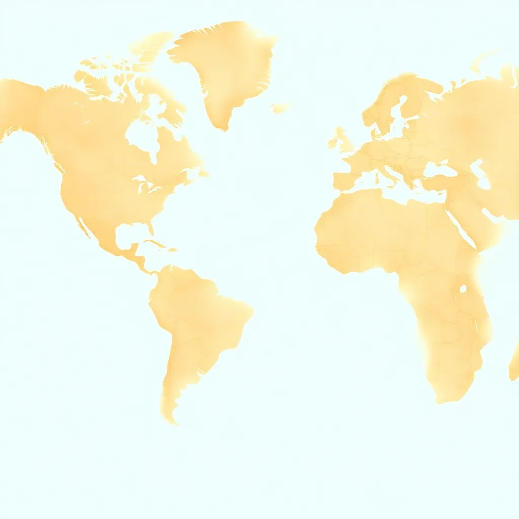 Stylized World Map